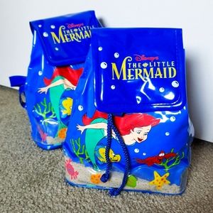 Disney's Little Mermaid vinyl beach backpack